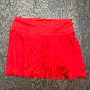 Lululemon Pleated Tennis Skirt - Color Red